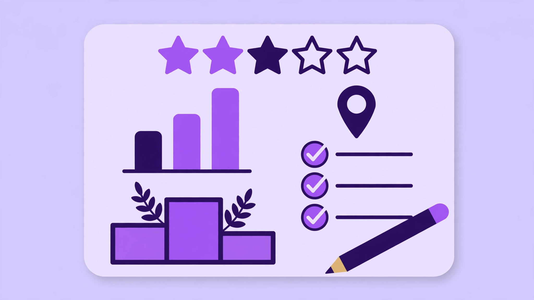 One-page local SEO audit report — scores, ratings and the fixes in priority order