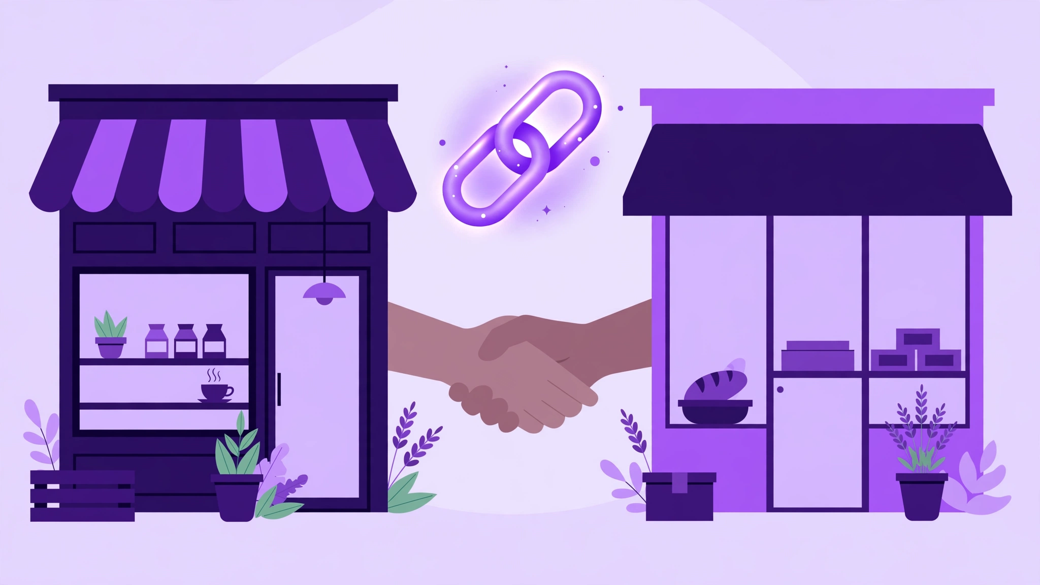Two local businesses in partnership — a natural local backlink earned through a real relationship